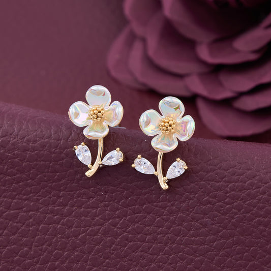 Petal-Inspired Elegance: Floral Earrings