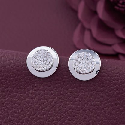 Moonlit Grace Silver Earrings