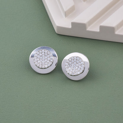 Moonlit Grace Silver Earrings