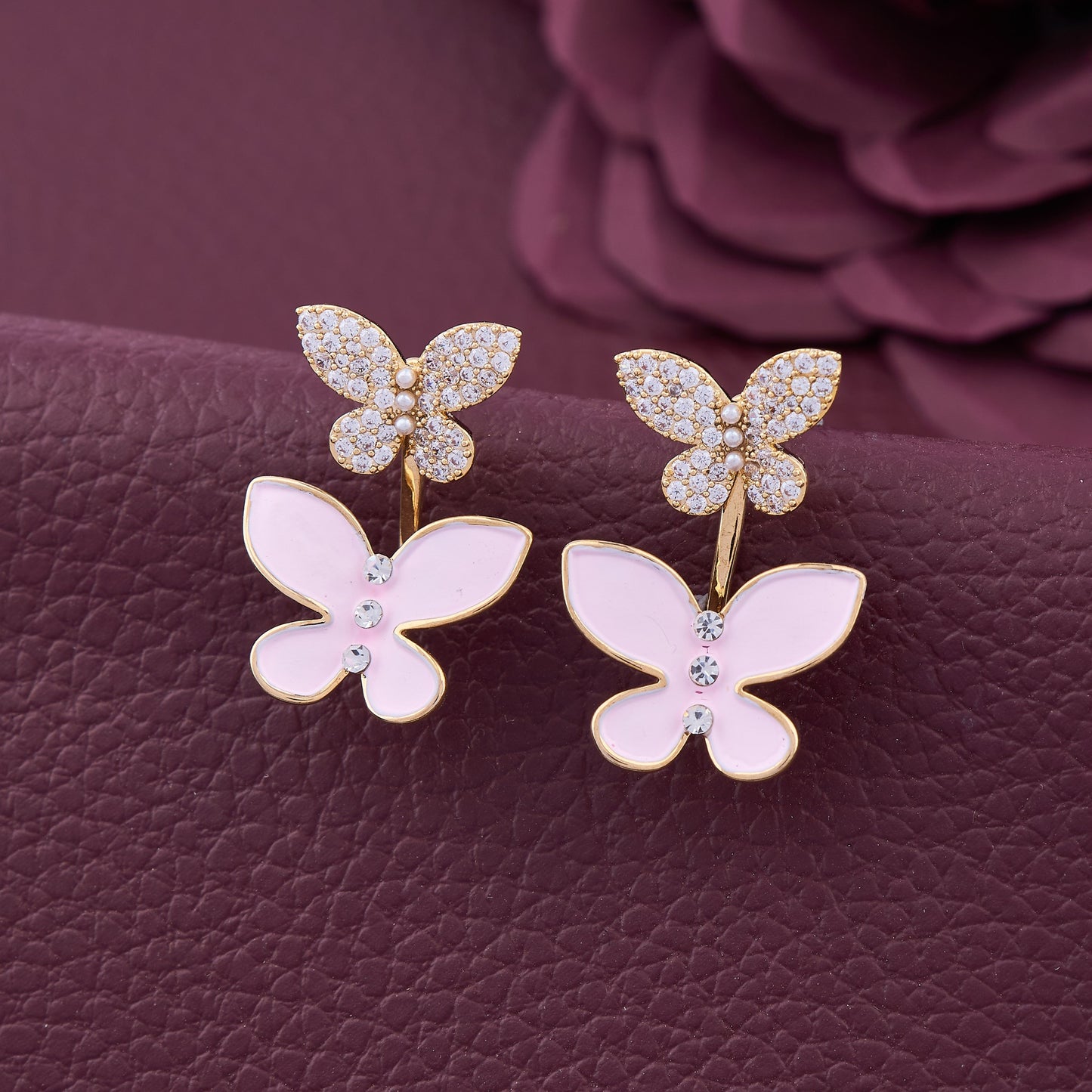Butterfly Bloom Diamond Earrings
