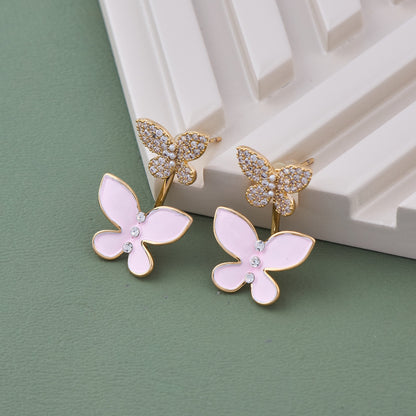 Butterfly Bloom Diamond Earrings