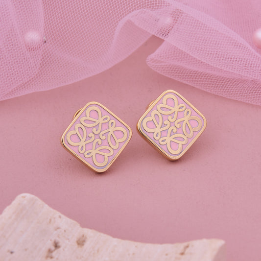 Handcrafted Wooden Earrings with Natural Texture