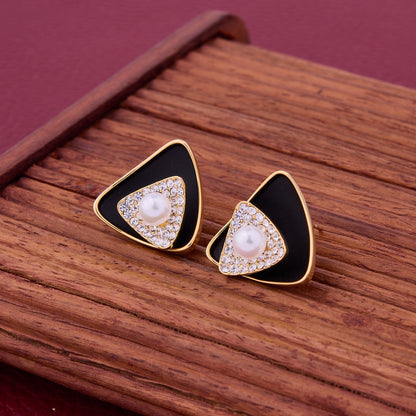 Artistic Butterfly Earrings with Wooden Contrast
