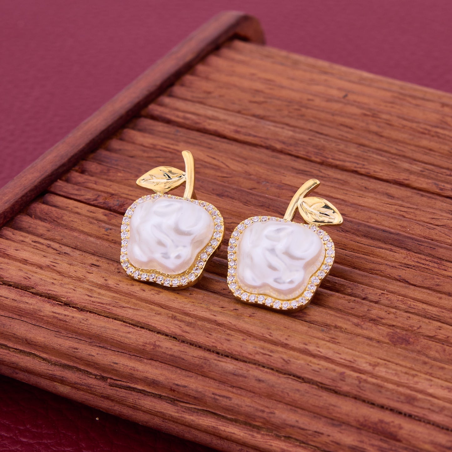 Fruit-Shaped Earrings with Vibrant Colors