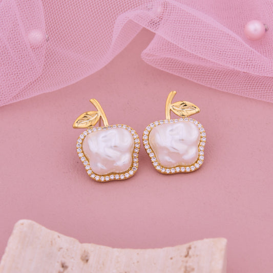 Fruit-Shaped Earrings with Vibrant Colors