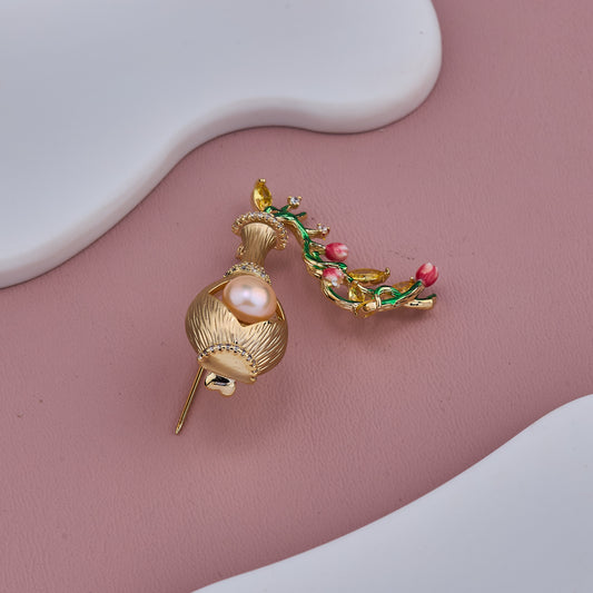 Colorful Leaf Brooch