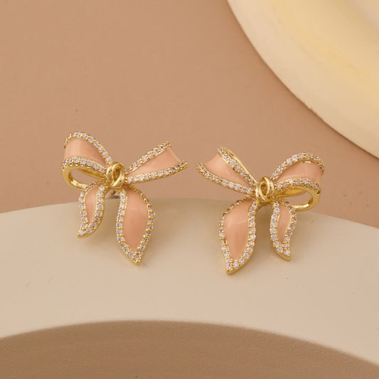 Charming Bow Earrings Elegant & Playful