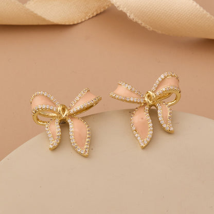 Charming Bow Earrings Elegant & Playful