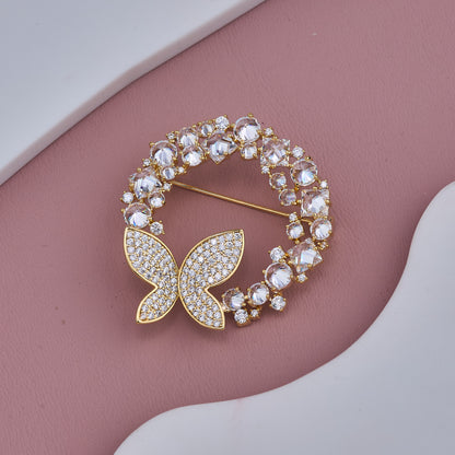 Sparkling Butterfly Brooch