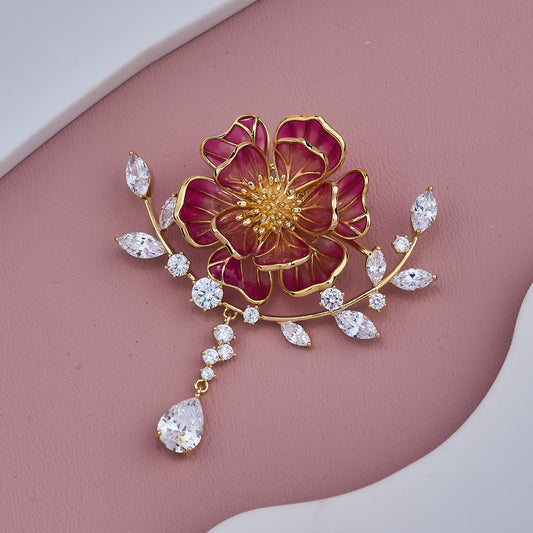 Elegant Floral Pin