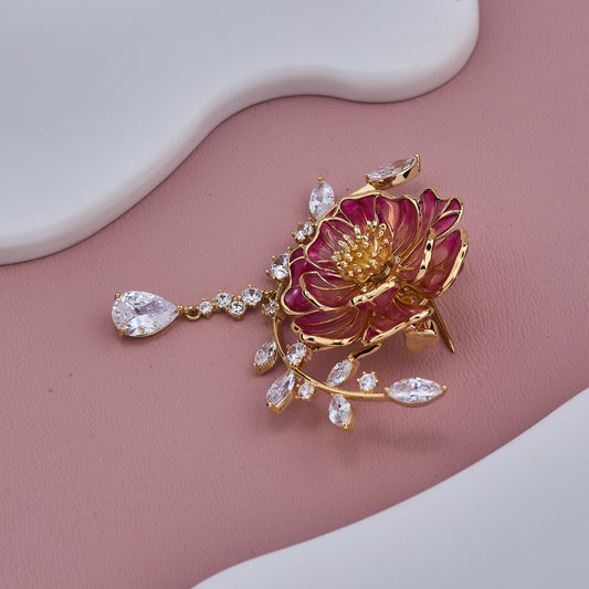 Elegant Floral Pin