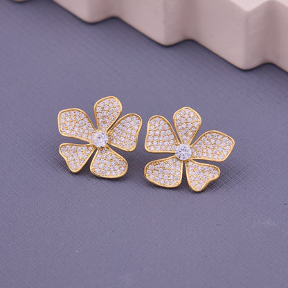 Radiance Diamond Embellished Statement Earrings