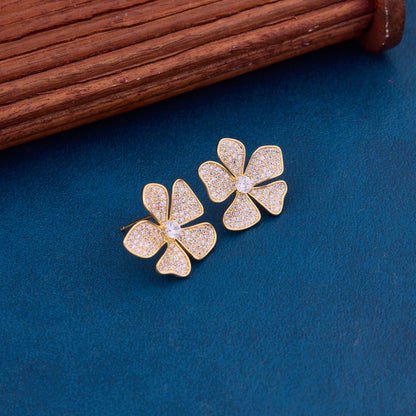 Radiance Diamond Embellished Statement Earrings
