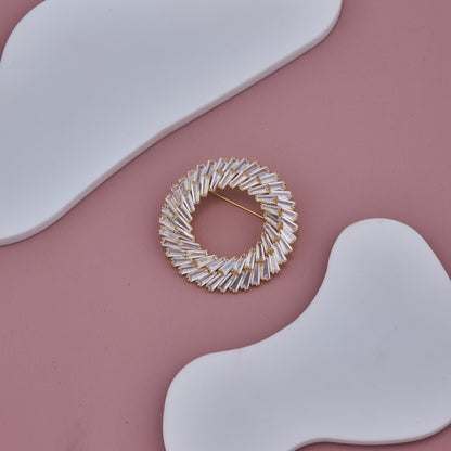 Sparkling Ring Brooch