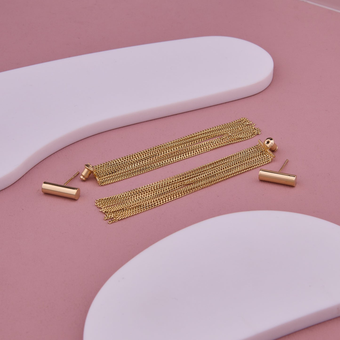 Radiant Gold Timeless Elegance Earrings