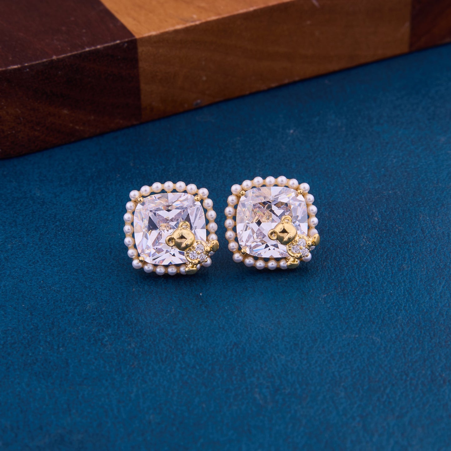 Intricate Elegance Teddy Earrings