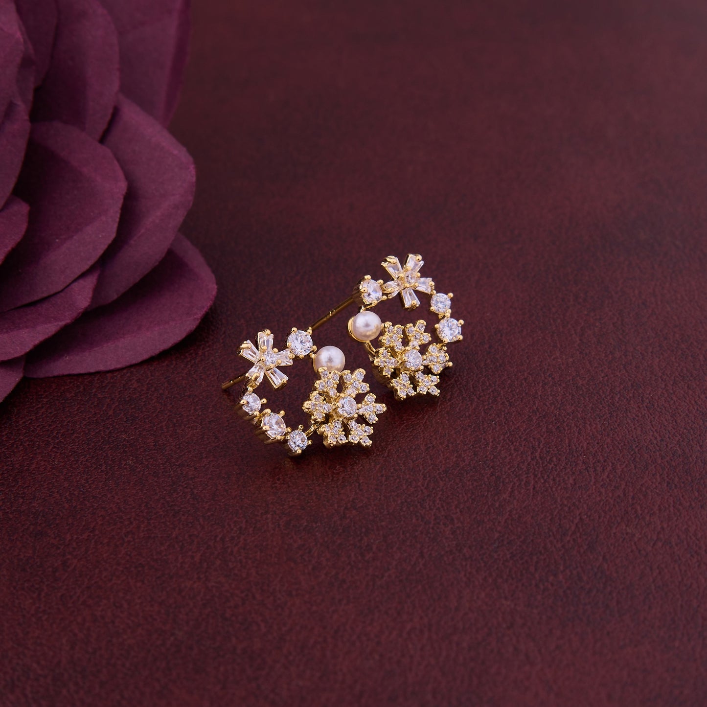 Timeless Diamond & Pearl Elegance