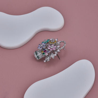 Luxury Floral Brooch