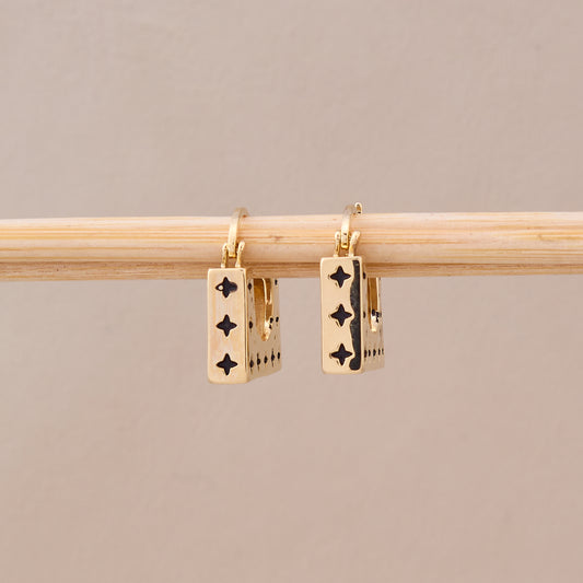 Sculpted Diamond-Cut Silver Hoops
