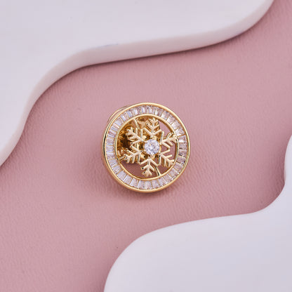 Elegant Winter Brooch