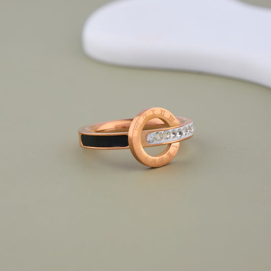 Crystal Circle Ring