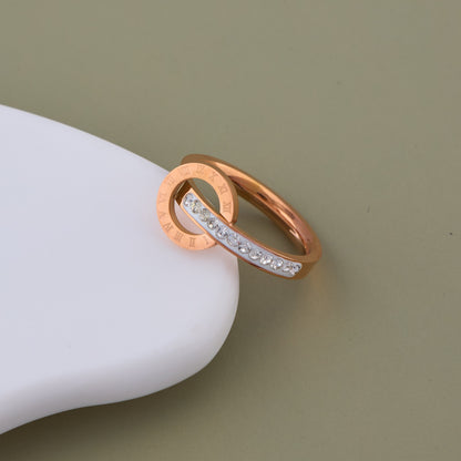 Crystal Circle Ring