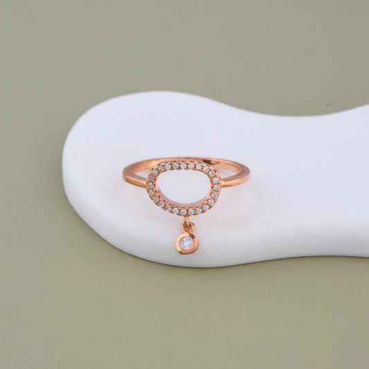 Oval Charm Ring