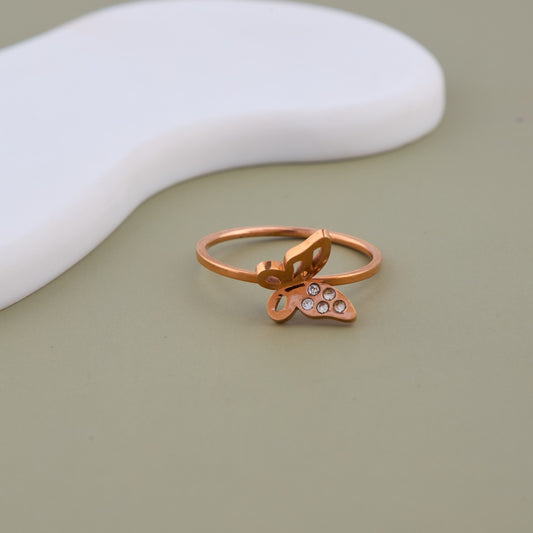 Butterfly Charm Ring