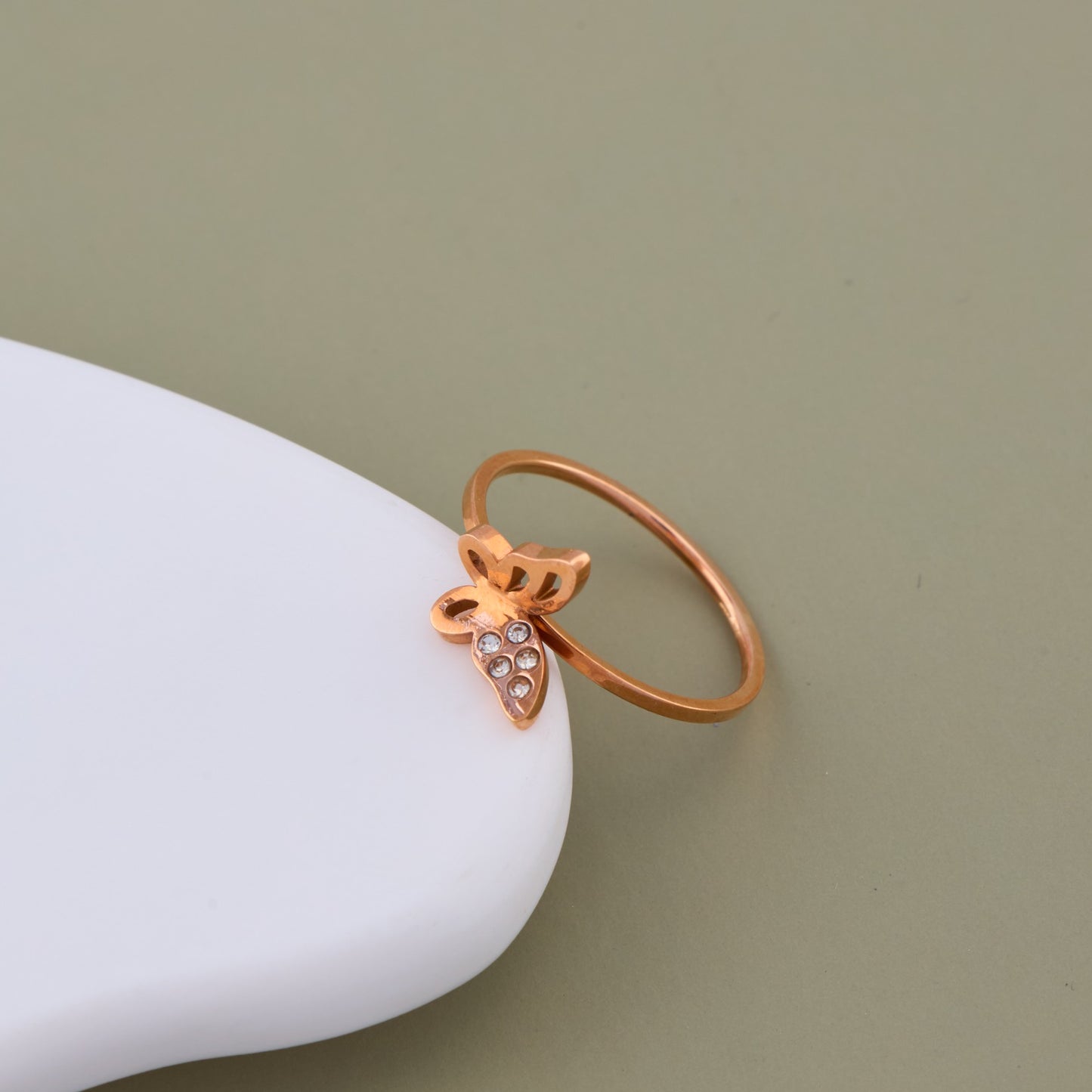 Butterfly Charm Ring