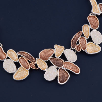 Trendy Necklace with Beads, Chains, and Pendants