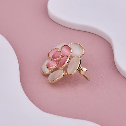 Pink Petal Brooch