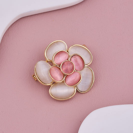 Pink Petal Brooch