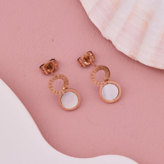 Mother of Pearl Drop Studs
