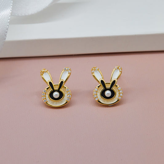 Rabbit Ear Earrings Playful Handmade Artistic Jewelry
