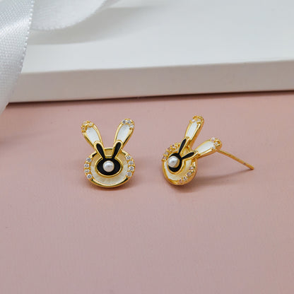 Rabbit Ear Earrings Playful Handmade Artistic Jewelry