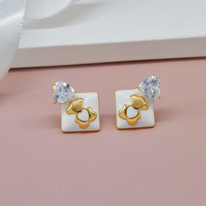 Teddy Bear Earrings Playful Handmade Charm