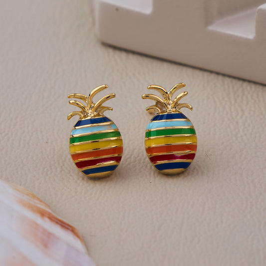 Pineapple Stud Earrings