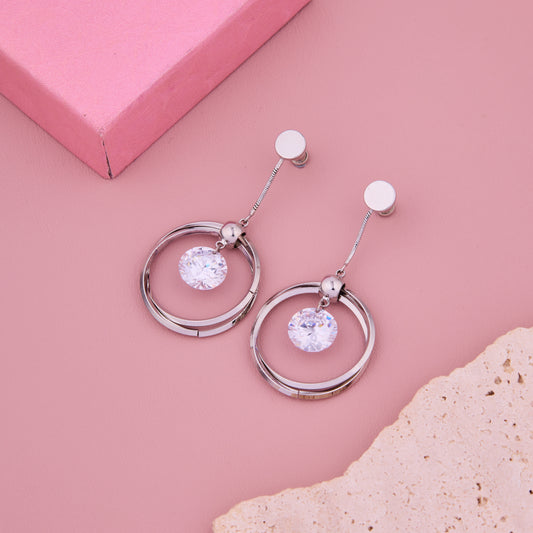 Circle Drop Earrings
