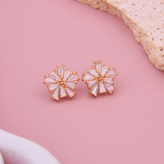 Floral Diamond Earrings