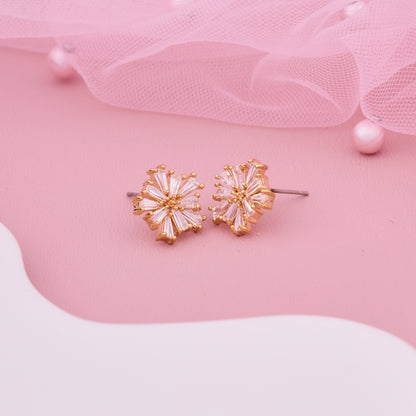 Floral Diamond Earrings