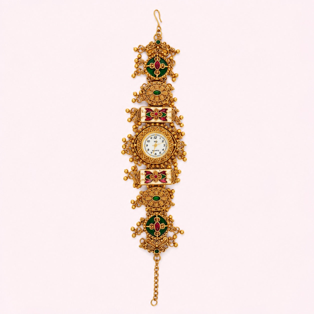 🕰️ Royal Rajasthani Antique Bracelet Watch