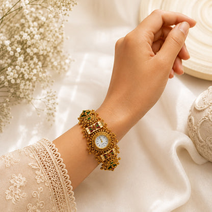 🕰️ Royal Rajasthani Antique Bracelet Watch