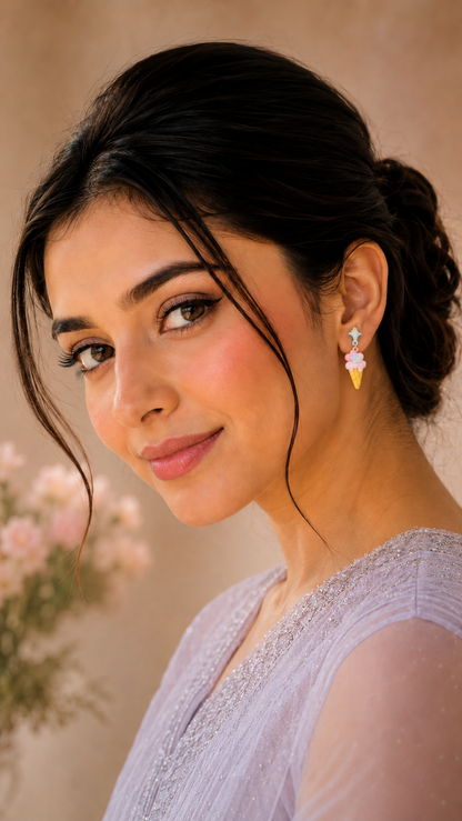 Ice Cream & Unicorn Mismatch Earrings