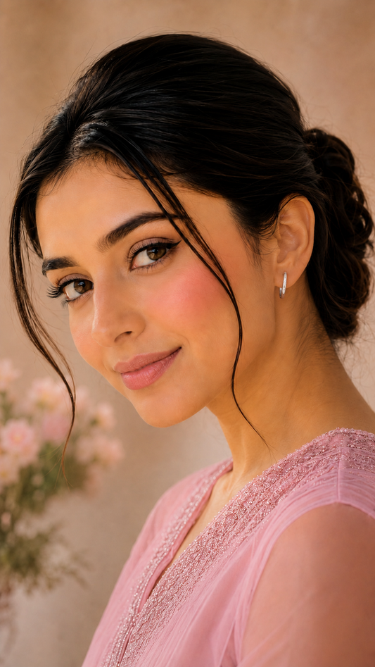 Silver Square Hoop Earrings